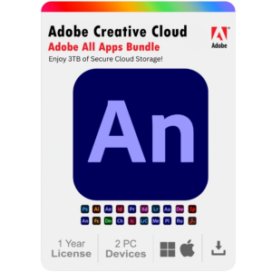 Adobe-Animate-2.png Adobe Animate 2025 1 Year Subscription For Windows And Mac 2PC