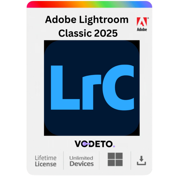 Adobe Lightroom Classic 2025 With Lifetime License For Windows Unlimited Devices
