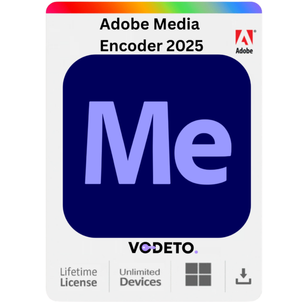 Adobe Media Encoder 2025 With Lifetime License For Windows Unlimited Devices