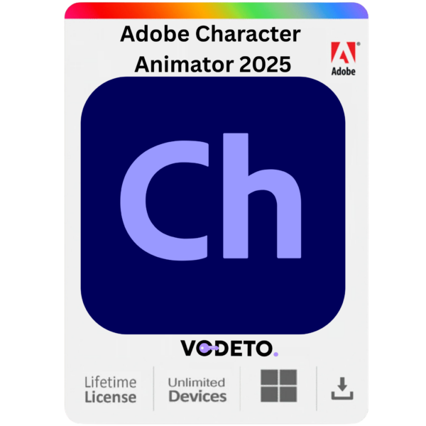 Adobe Character Animator 2025 With Lifetime License For Windows Unlimited Devices