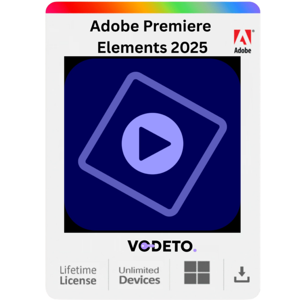 Adobe Premiere Elements 2025 With Lifetime License For Windows Unlimited Devices