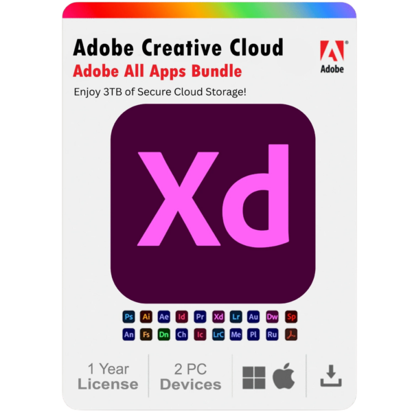 Adobe XD 2025 1 Year Subscription For Windows And Mac 2PC