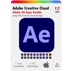 Adobe After Effects 2025 – 1 Year Subscription for Mac (2 Devices)