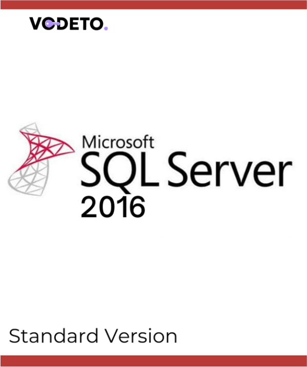 SQL Server 2016 standard license – 1 USER