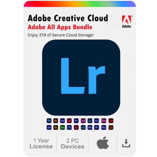 Lightroom-1-1.png Adobe Lightroom 2025 1-Year Subscription for Mac (2 Devices)