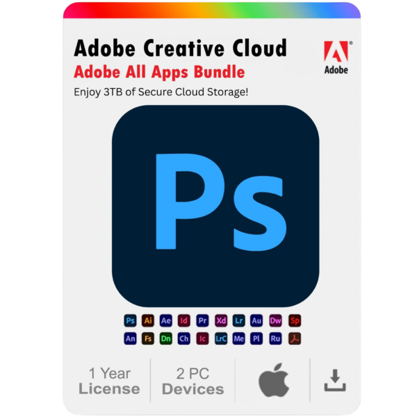 Photoshop-1-1.png Adobe Photoshop 2025 1-Year Subscription for Mac (2 Devices)
