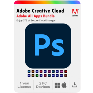 Adobe Photoshop 2025 1 Year Subscription For Windows And Mac 2PC