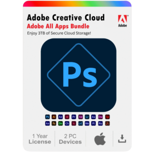 Adobe Photoshop Express 2025 1-Year Subscription for Mac (2 Devices)