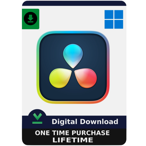 DaVinci Resolve Studio 20 Lifetime License For Windows Unlimited Devices