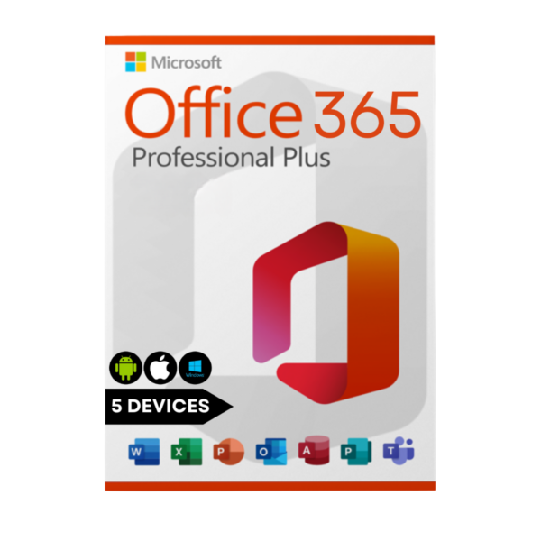 Microsoft 365 Professional Plus Account 5 Devices