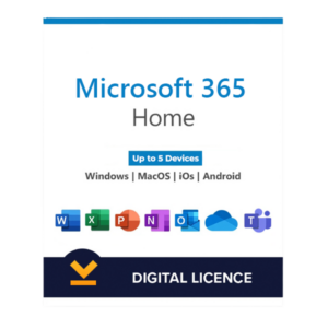 Microsoft 365 Home | (PC/MAC/Tablet) – 5 Devices – One Time Payment