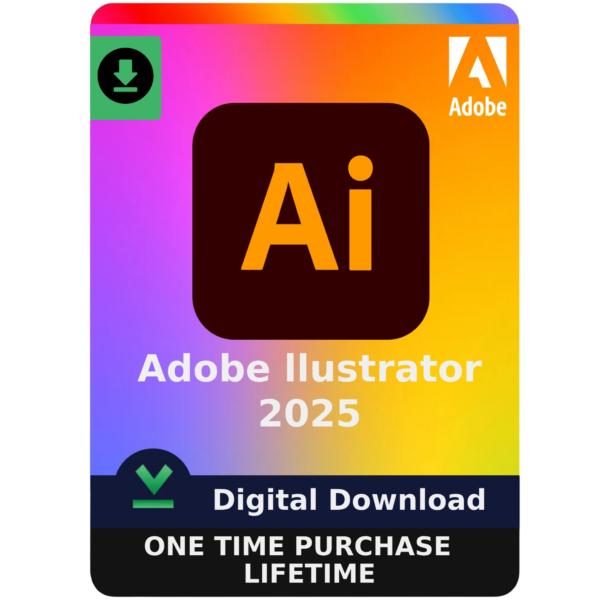 Adobe Illustrator 2025 With Lifetime License For Windows Unlimited Devices