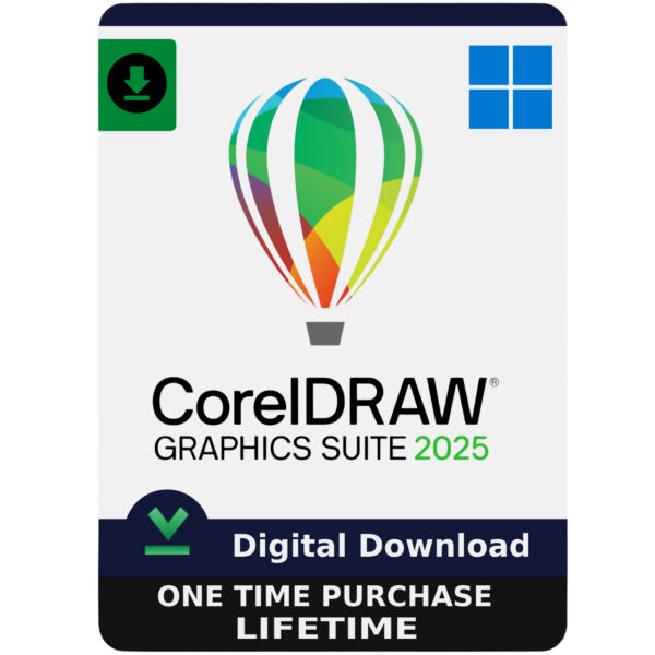 CorelDRAW Graphics Suite 2025 Lifetime License For Windows Unlimited Devices